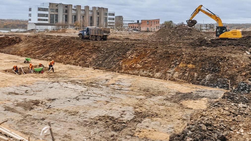 Дорожные плиты в ЖК«Космопарк» 