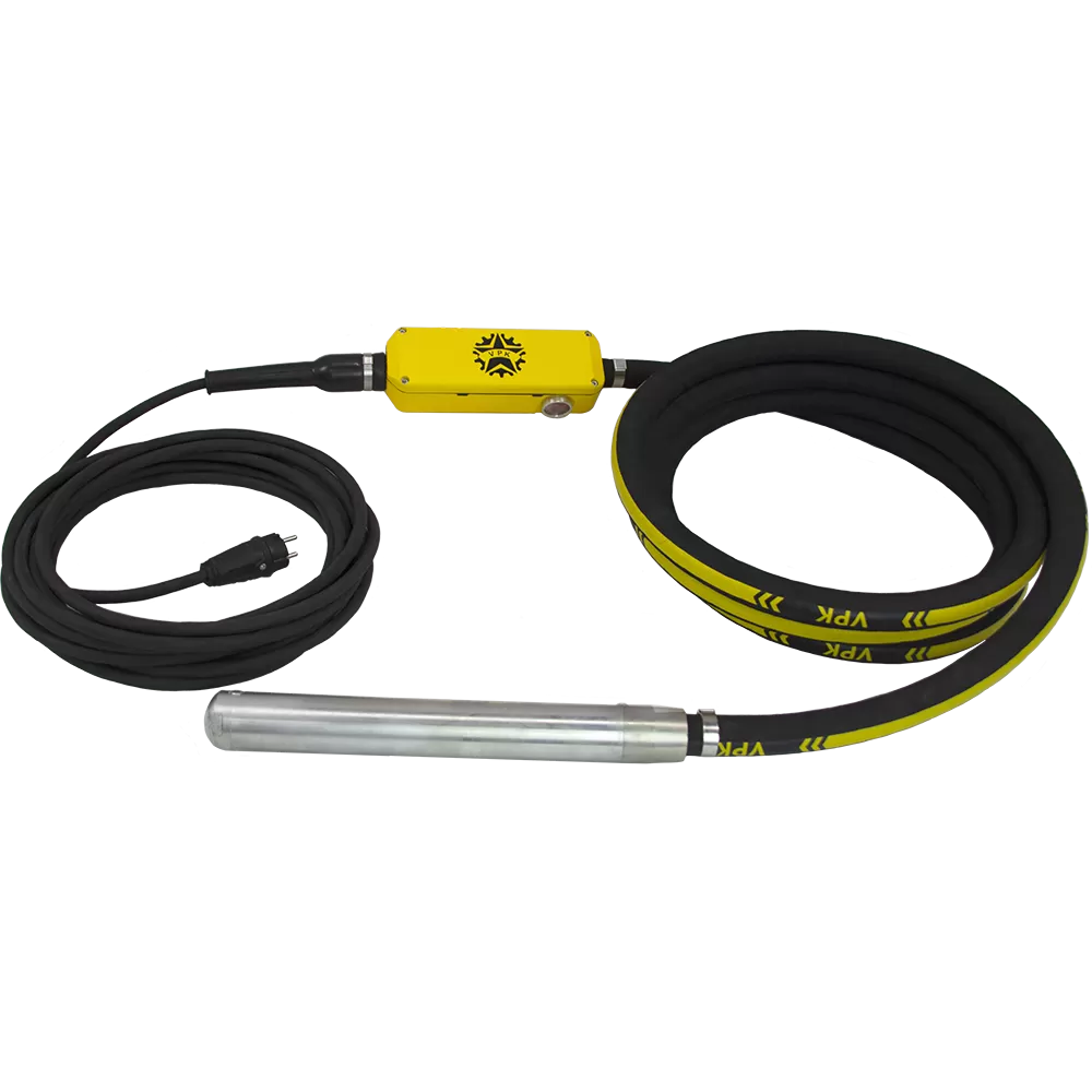 Вибраторы глубинные со встроенным преобразователем Глубинный вибратор с преобразователем VPK Electron 60